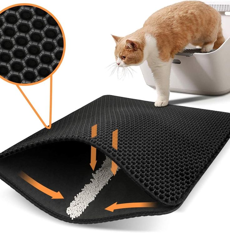 Cat Litter Trapping Mat – Anti-Scatter & Easy Clean
