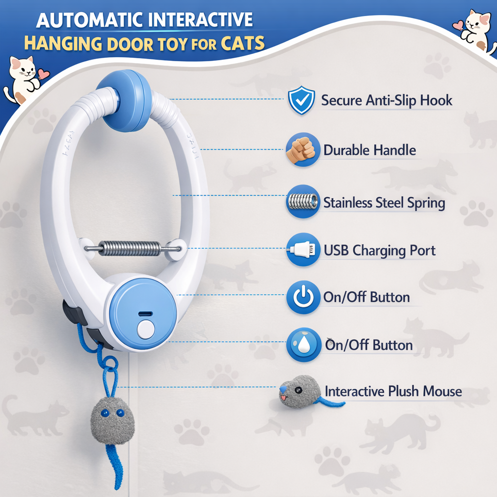 CatPlay Motion™ – Automatic Interactive Cat Toy (USB Rechargeable)