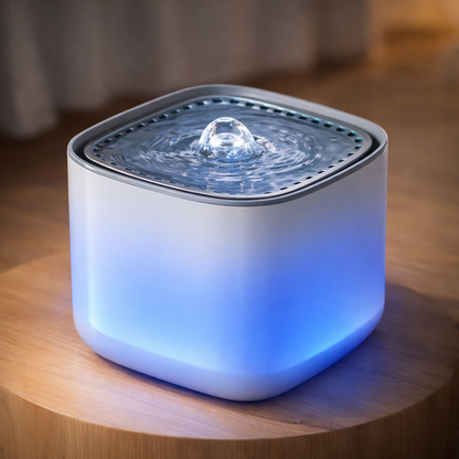 PureFlow 3L™ – Automatic Cat Water Fountain with Triple Filtration (USB Rechargeable, Ultra Quiet)