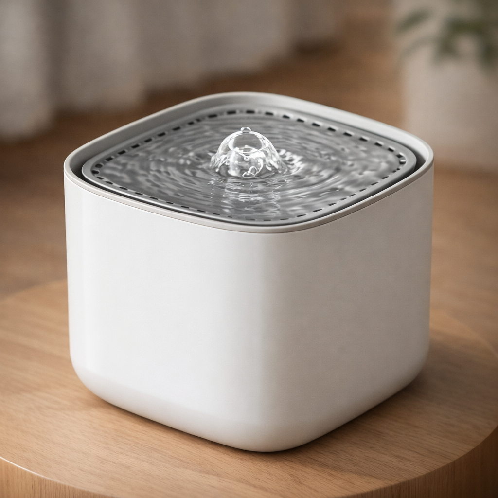 PureFlow 3L™ – Automatic Cat Water Fountain with Triple Filtration (USB Rechargeable, Ultra Quiet)