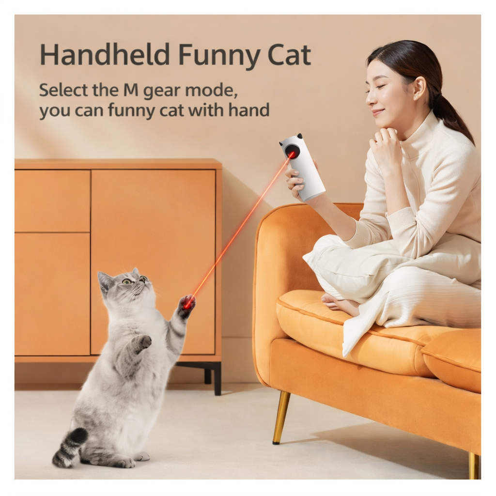Automatic Laser Toy for Cats (USB)