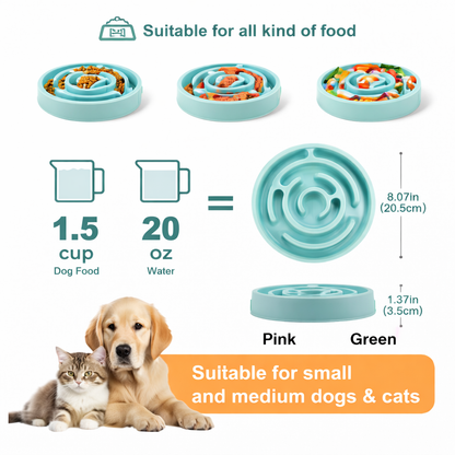 Dog Slow Feeder Bowl 🥣