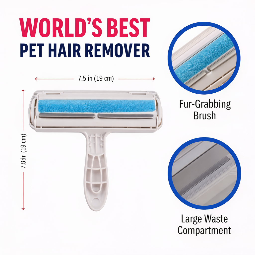 Reusable Pet Hair Remover Roller 🐾