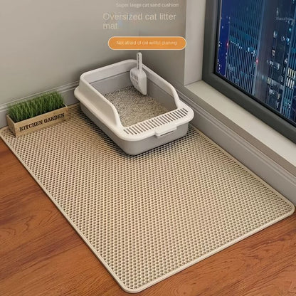 Cat Litter Trapping Mat – Anti-Scatter & Easy Clean