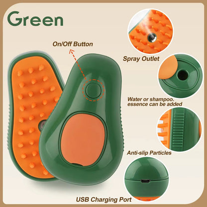 Self-Cleaning Steam Brush for Cats & Dogs