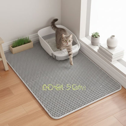 Cat Litter Trapping Mat – Anti-Scatter & Easy Clean