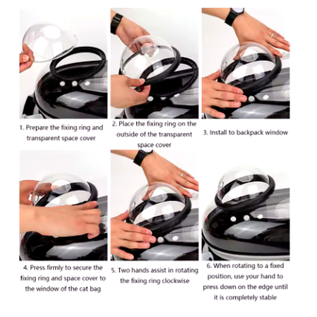 Cat Carrier Backpack – Transparent Space Capsule 🐱🎒