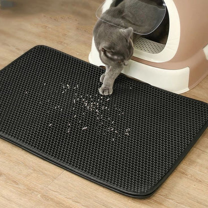 Cat Litter Trapping Mat – Anti-Scatter & Easy Clean