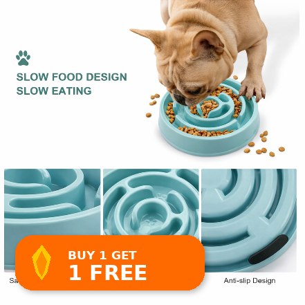 Dog Slow Feeder Bowl 🥣