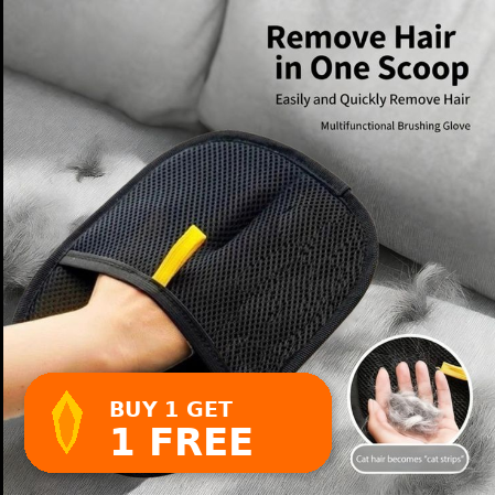 Reusable Pet Hair Remover Glove – Easy Fur Removal